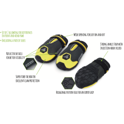 EQDOG 4Season dogshoes Black/Grey